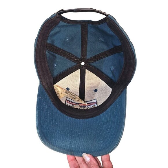 Patagonia Hat Mens Blue Snapback Canvas Cap One Size Adjustable Outdoors Logo - Picture 5 of 9